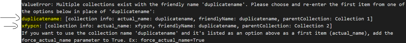 Handling Multiple Friendly Names