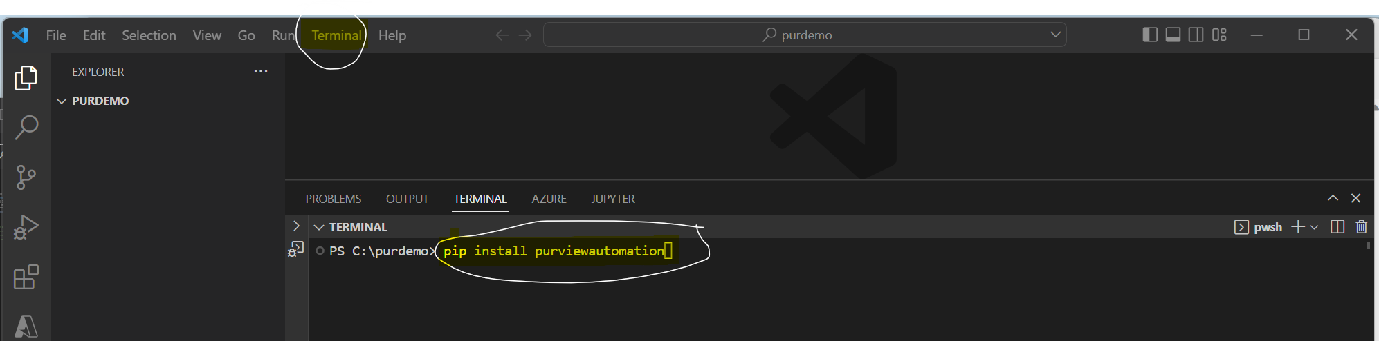 Install purviewautomation